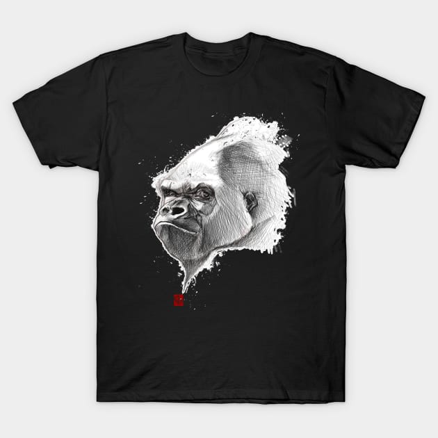 Sketchy Gorila T-Shirt by Khasis